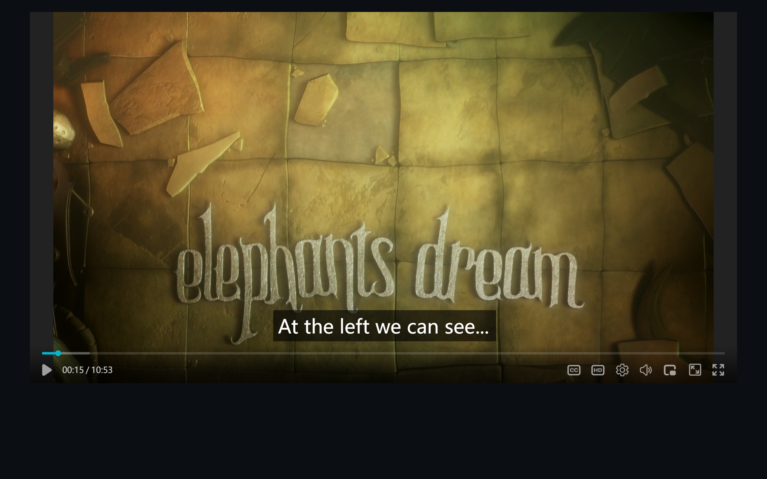 HLS embedded subtitle